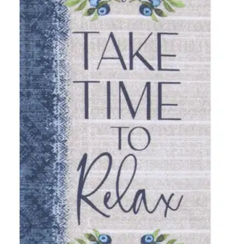 Time to Relax Kitchen Towel