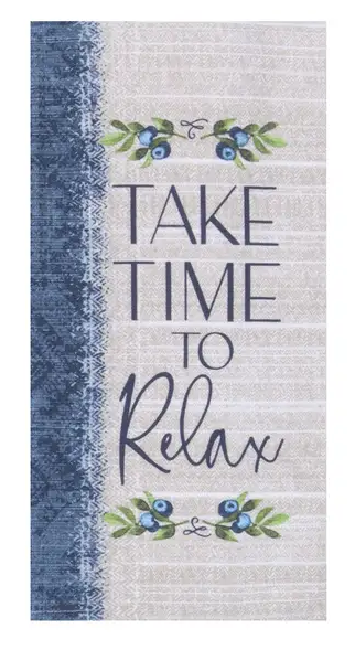 Time to Relax Kitchen Towel