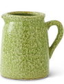 Green Crackle Glazed Pitcher