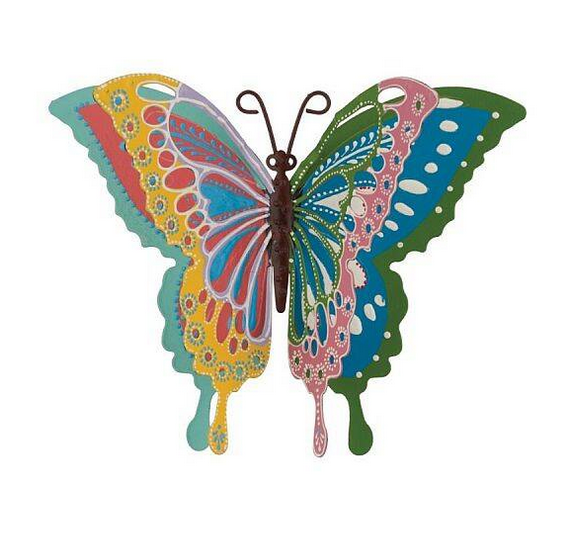 Three Dimensional Metal Butterfly