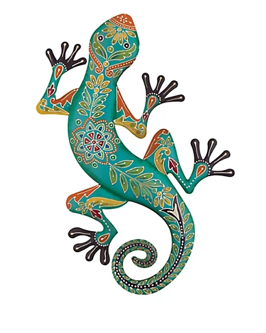 Metal Maha Gecko Wall Art