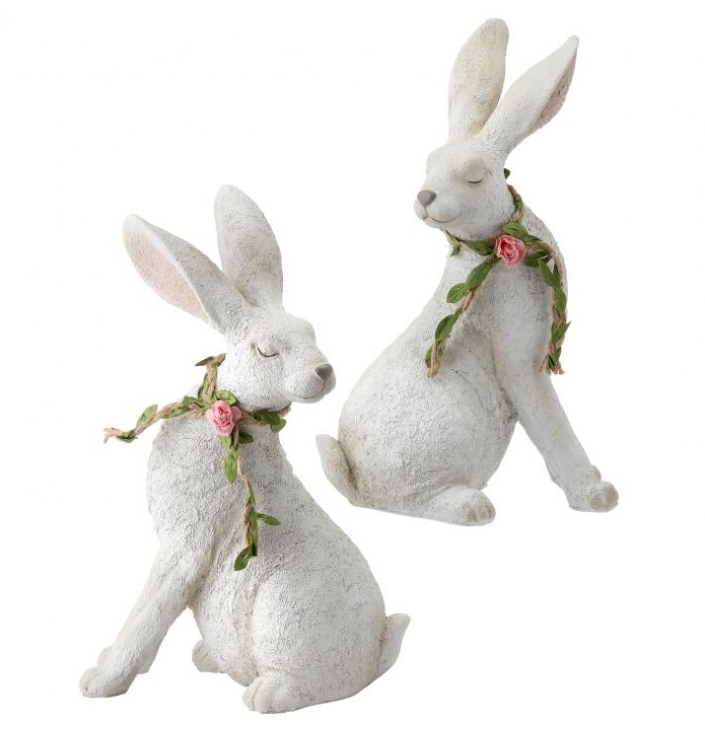 Set of 2 Vine Garland Rabbits | Home Decor Bunnies | Shop Now - The ...
