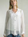 Tempo Paris Front Button Blouse w/ Cami By: Tempo Paris