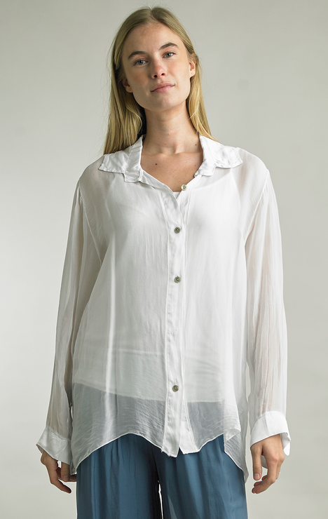 Tempo Paris Front Button Blouse w/ Cami By: Tempo Paris
