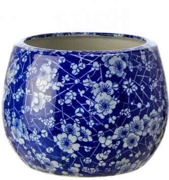 Bloomsbury Floral Round Container