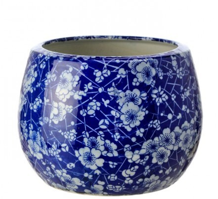 Bloomsbury Floral Round Container
