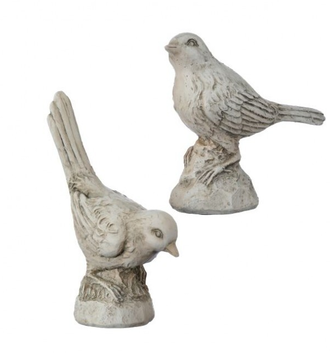 Set of 2 Birds on Perch