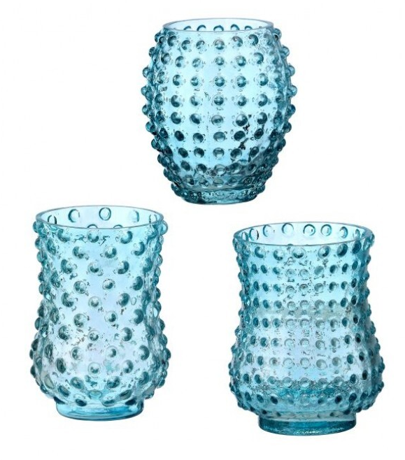 Vintage Hobnail Glass Votive Holder