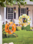 Art Glass Hanging Ridged Birdfeeder (2-Colors)