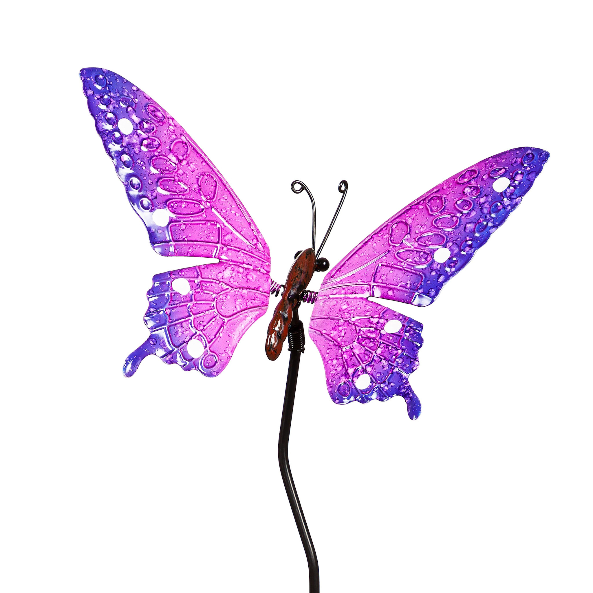 Whimsical Metal Butterfly Stake (6-Styles)