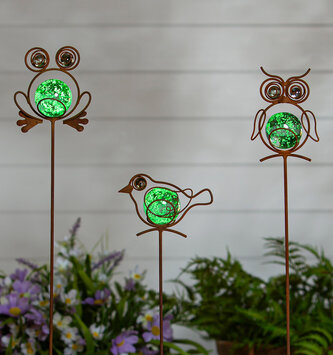 Garden Critter Metal Stake (3-Styles)