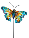 Whimsical Metal Butterfly Stake