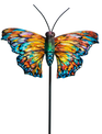 Whimsical Metal Butterfly Stake