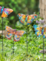 Whimsical Metal Butterfly Stake (4-Styles)