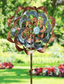 Blue & Copper Whimsical Wind Spinner