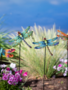 Whimsical Metal Dragonfly Stake (4-Styles)