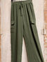 Green Pull On Pocket Pant (4-Sizes)