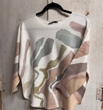Seamless Edge Abstract Pullover (4-Sizes)