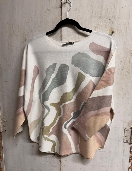 Seamless Edge Abstract Pullover