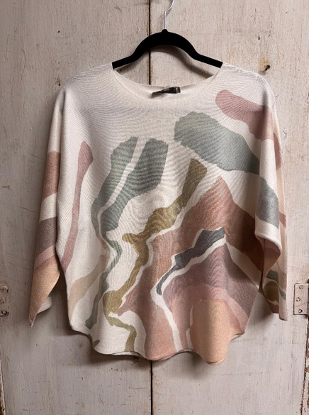 Seamless Edge Abstract Pullover