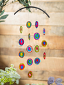 Garden of Wonder Glass Circle Art