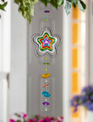Glass Flower Power Hanging Art