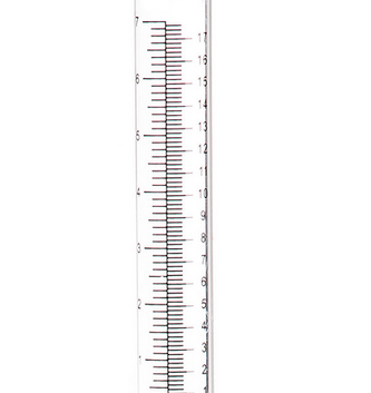 7" Glass Replacement Rain Gauge