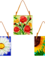 Handpainted Glass Sun Catchers