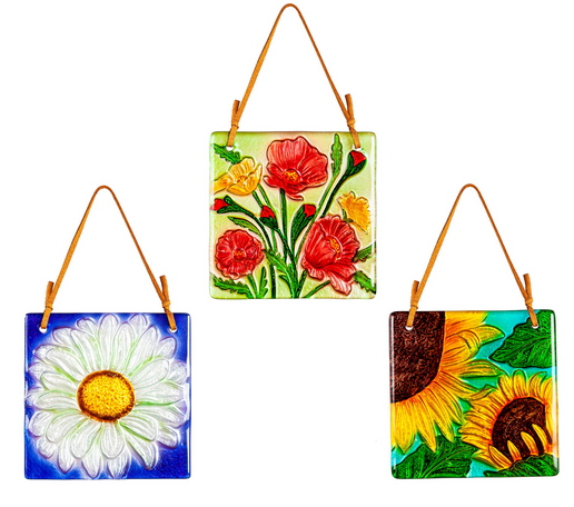 Handpainted Glass Sun Catchers