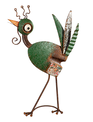 19" Rustic Whimsical Metal Chicken