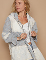 POL Clothing Inc Tiered Ruffle Jacket w/ Hood By: POL