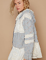 POL Clothing Inc Tiered Ruffle Jacket w/ Hood By: POL
