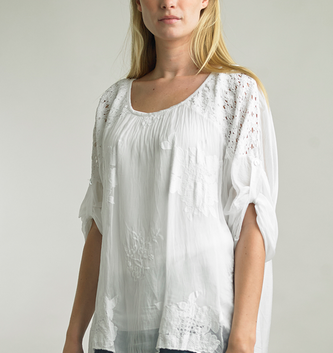 Tempo Paris Sheer Lined Lace Tunic By: Tempo Paris