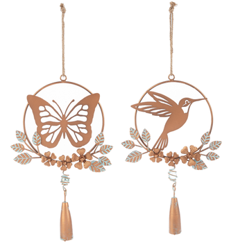 Copper Hanging Bell Chime (2-Styles)