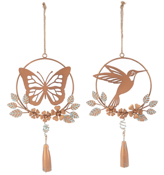 Copper Hanging Bell Chime (2-Styles)
