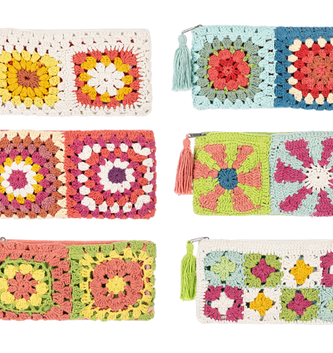 Crochet Cosmetic Bag (6 Styles)