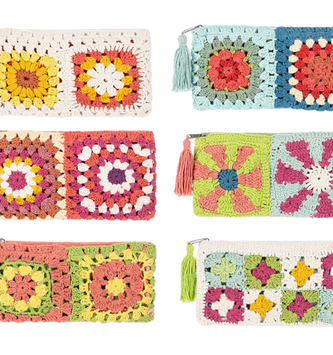Crochet Cosmetic Bag (6 Styles)