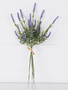Flocked Lavender Bush