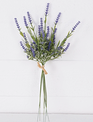 Flocked Lavender Bush