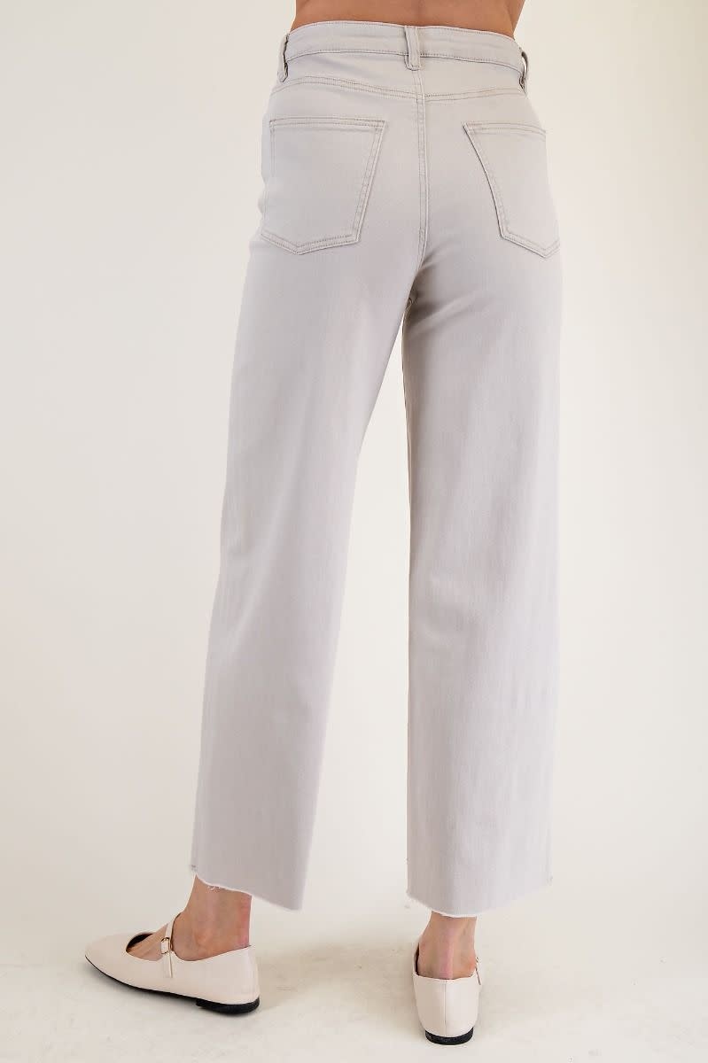 High Rise Twill Pant By: Easel (7-Colors)