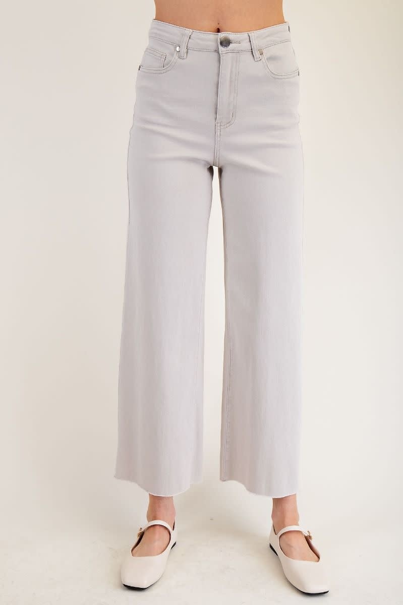 High Rise Twill Pant By: Easel (7-Colors)
