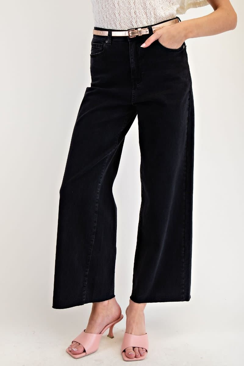 High Rise Twill Pant By: Easel (7-Colors)