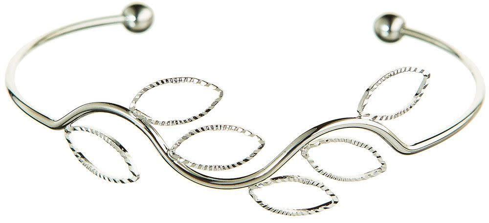 Silver Vine Cuff Bracelet