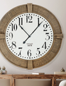 XL Round Vintage Wall Clock