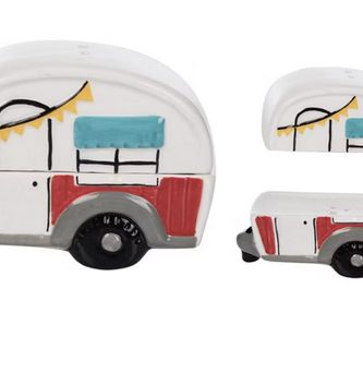 Vintage Camper Salt & Pepper Set