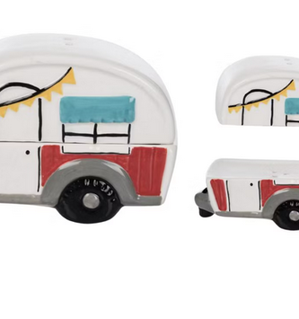 Vintage Camper Salt & Pepper Set