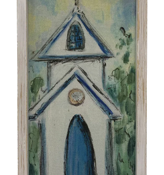Framed Textured Church Wall Art