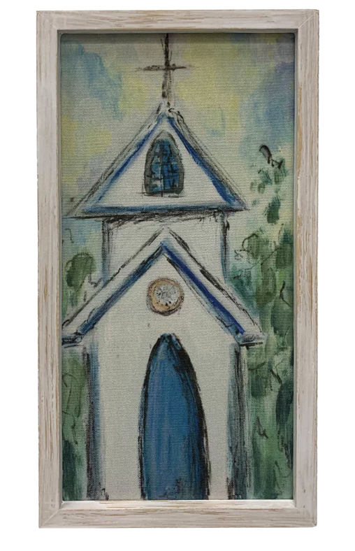 Framed Textured Church Wall Art