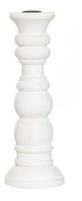 Farmhouse Turned Wood Candle Stick (2-Colors)