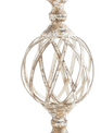 Gold Washed Woven Metal Candlestick (2-Sizes)